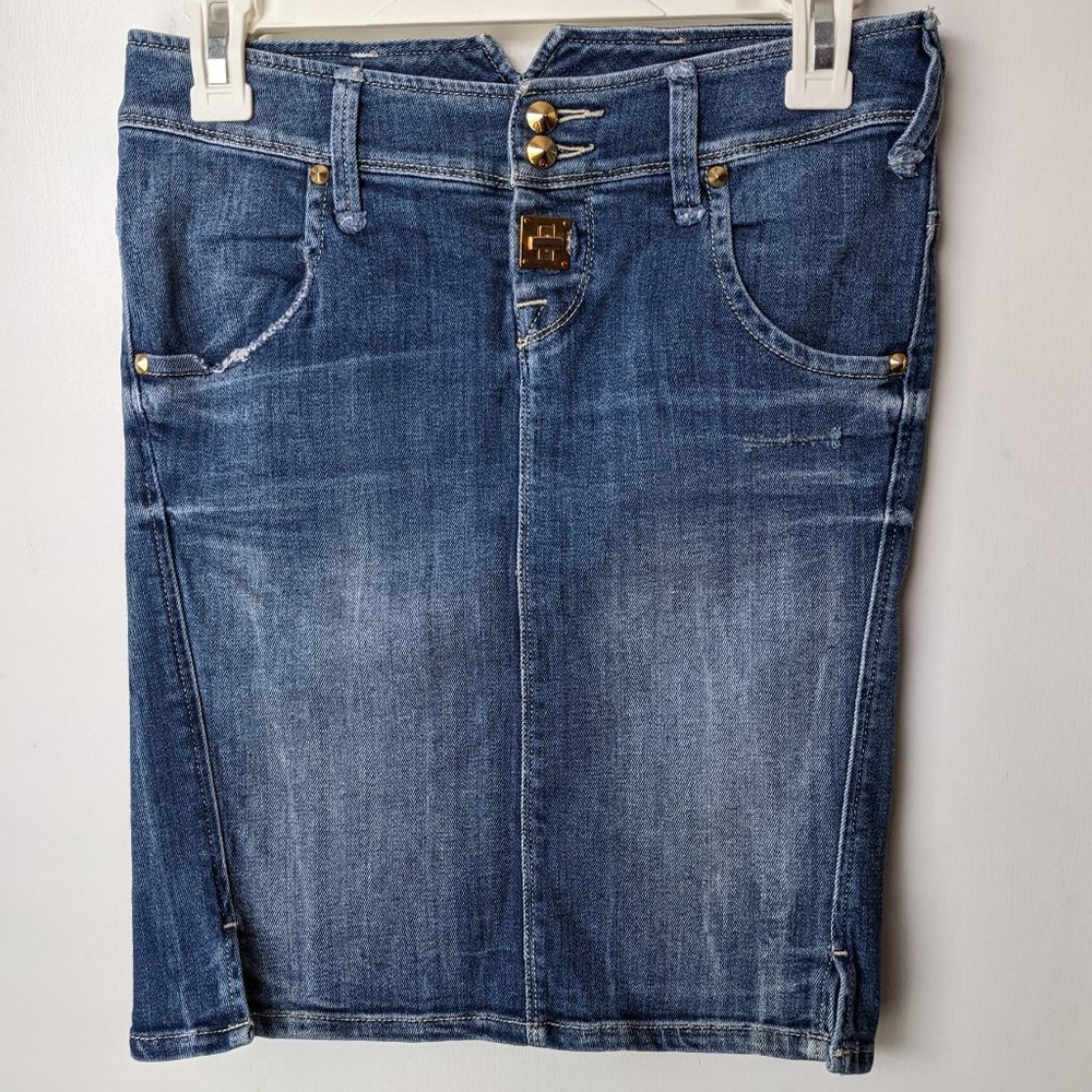 Cycle Denim Be Sure Wear Pure Jean Skirt Size Small